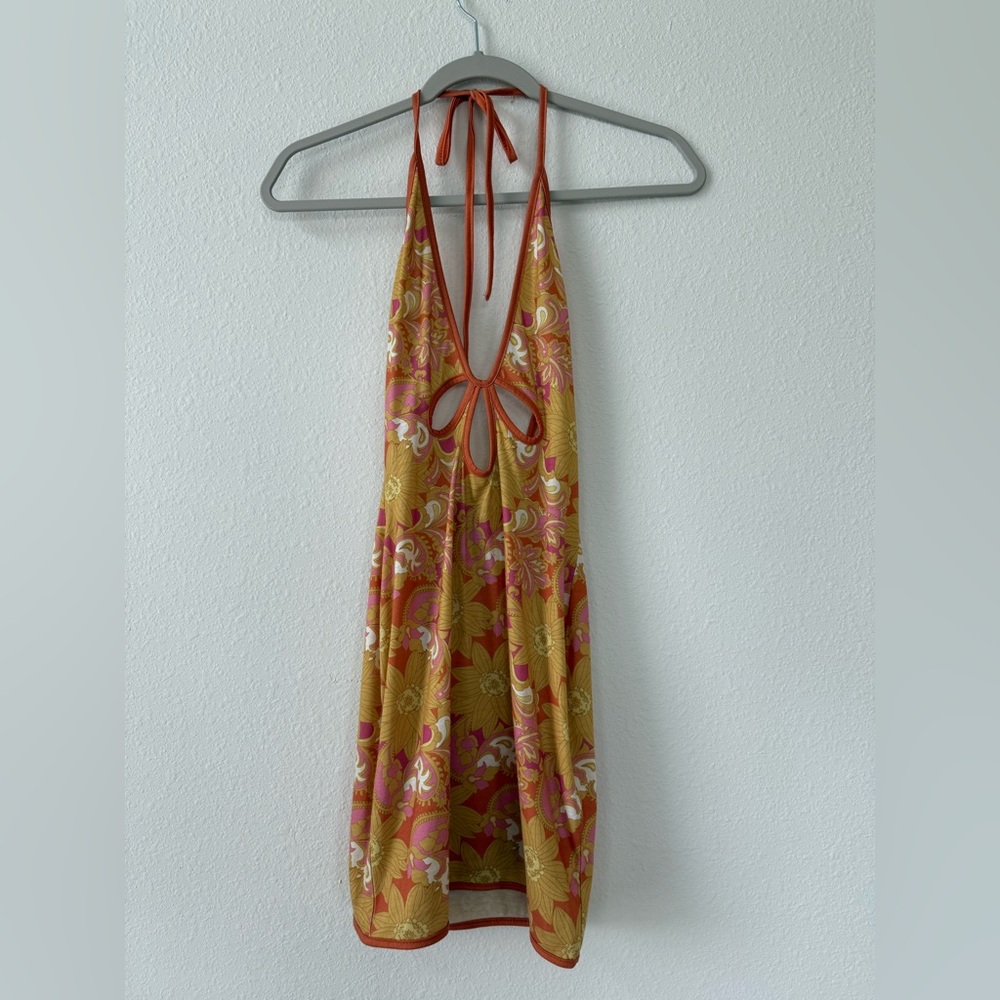Summer halter dress